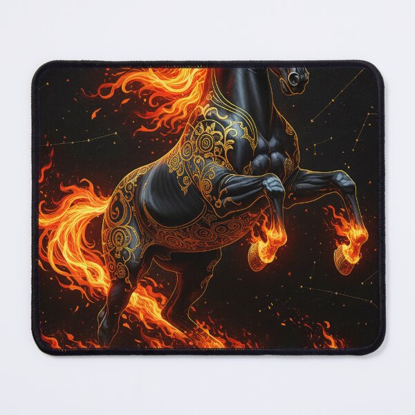 Item preview, Fiery Horse 2026 design, geometric, ornate, ornamental, dynamic designed and sold by 4Seasons.