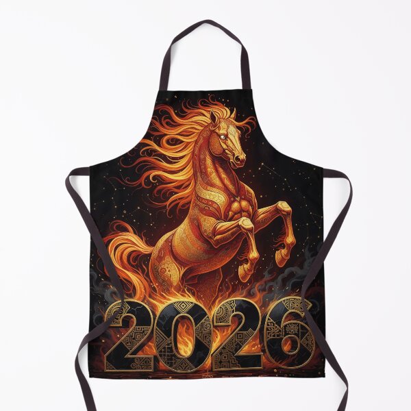 Item preview, Fiery Horse 2026 design, geometric, ornate, ornamental, dynamic designed and sold by 4Seasons.