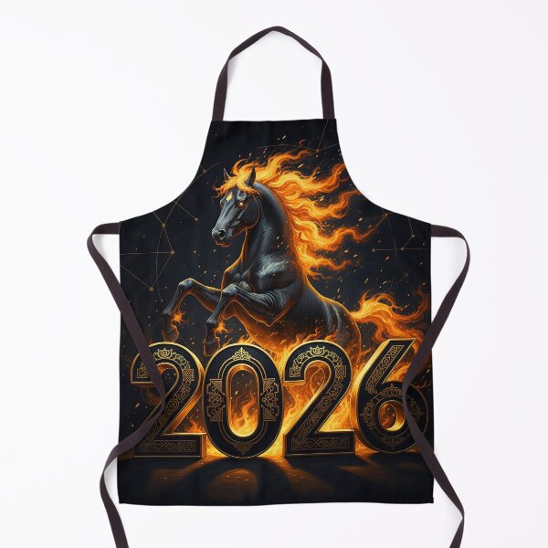 Item preview, Fiery Horse 2026 design, geometric, ornate, ornamental, dynamic designed and sold by 4Seasons.