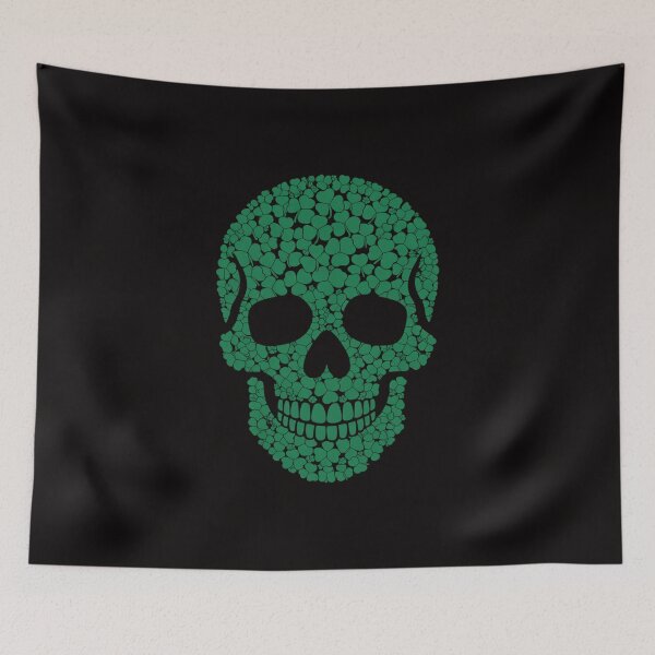 Item preview, Shamrock Skull Lucky Irish Skull St. Patrick's Day  designed and sold by BotboutiquePre.