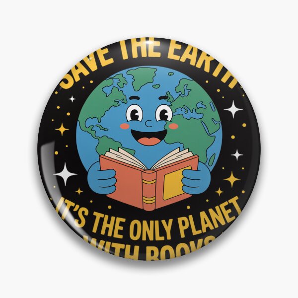 Item preview, Save Earth It´s Only Planet with Books Reader Earth Day  designed and sold by BotboutiquePre.