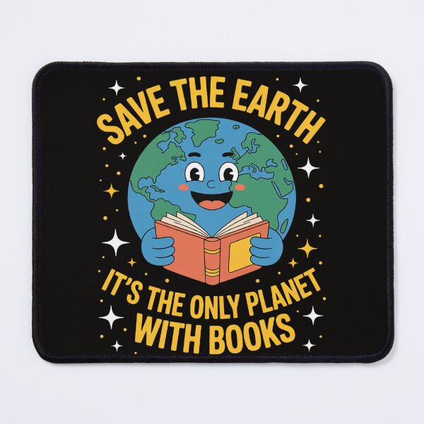 Item preview, Save Earth It´s Only Planet with Books Reader Earth Day  designed and sold by BotboutiquePre.