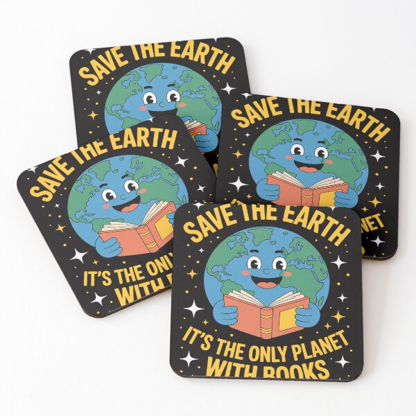 Item preview, Save Earth It´s Only Planet with Books Reader Earth Day  designed and sold by BotboutiquePre.