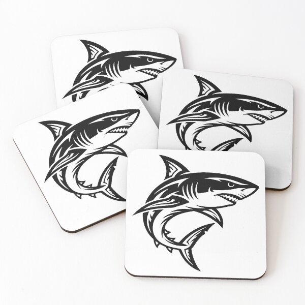 Item preview, Aggressive shark: Tribal ocean predator designed and sold by Fuechse.