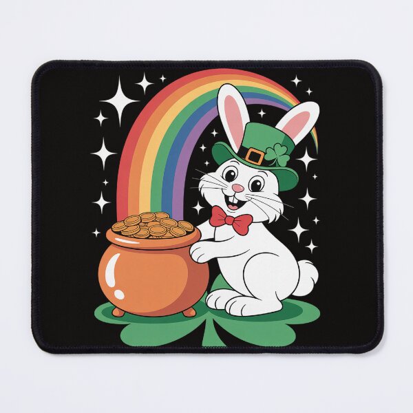 Item preview, Golden Pot Of Coins St Patricks Day Bunny Leprechaun Lucky designed and sold by BotboutiquePre.