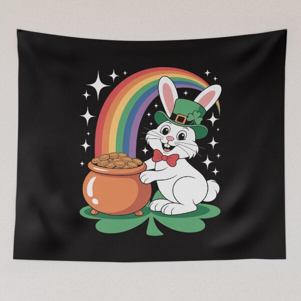 Item preview, Golden Pot Of Coins St Patricks Day Bunny Leprechaun Lucky  designed and sold by BotboutiquePre.