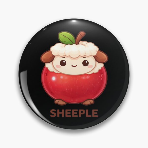 Item preview, Sheeple — Kawaii Apple Sheep designed and sold by DreamMachine69.