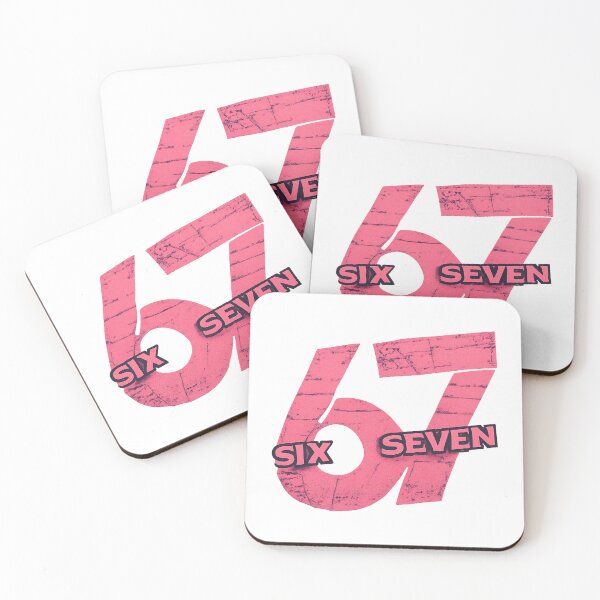 Item preview, 67 Six Seven Number Logo Long Sleeve Shirt | Minimal Streetwear Graphic Tee | Bold Numeric Style Top designed and sold by YASboutik.