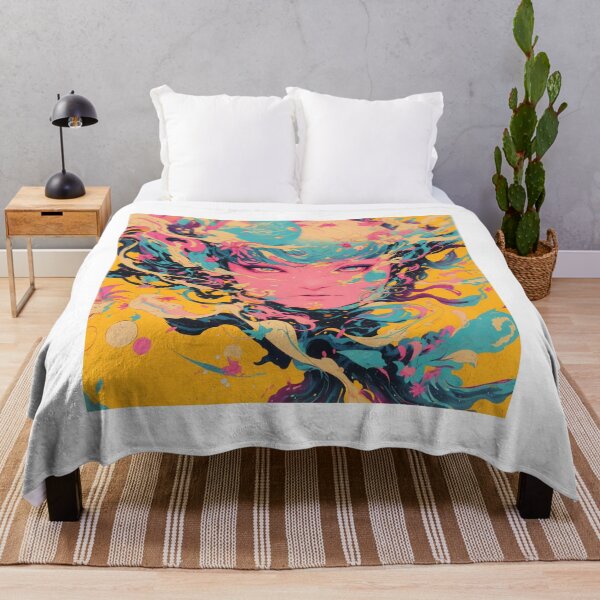 Item preview, Cosmic Muse, Neon Dream Portrait designed and sold by Prayful.