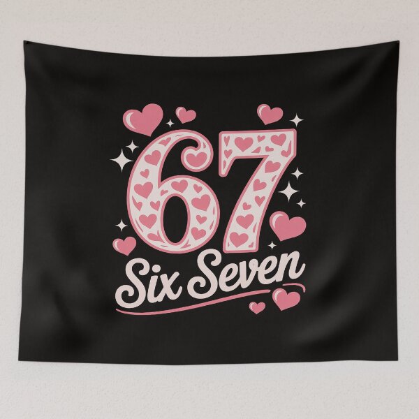 Item preview, 6 7 Six Seven Meme Saying Valentine Couple Matching  designed and sold by silladive.