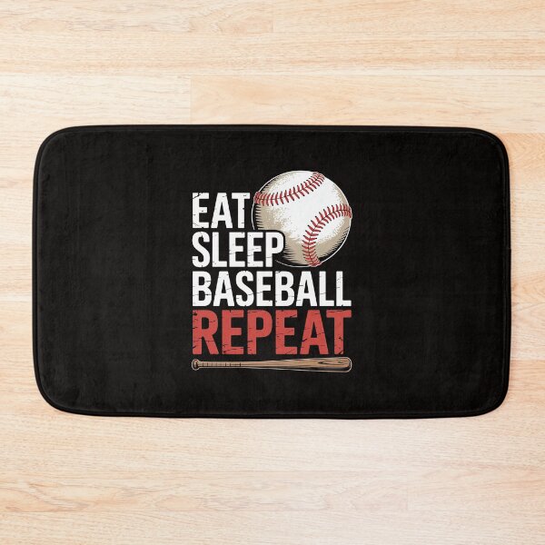 Item preview, Eat Sleep Baseball Repeat Baseball Player  designed and sold by silladive.