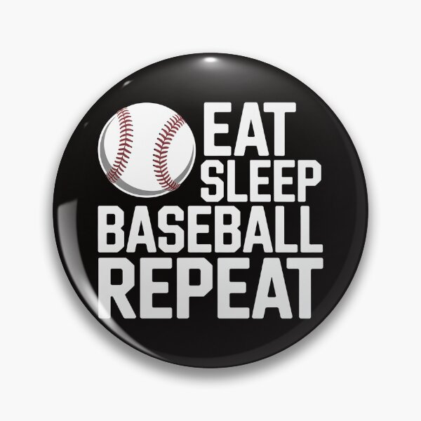 Item preview, Eat Sleep Baseball Repeat Baseball Player Baseball  designed and sold by silladive.