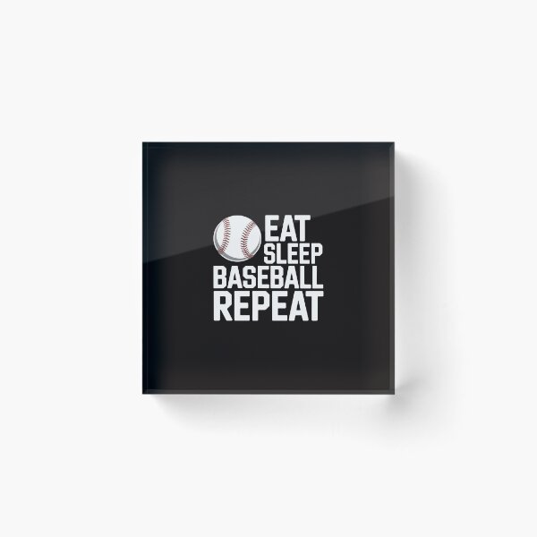 Item preview, Eat Sleep Baseball Repeat Baseball Player Baseball  designed and sold by silladive.
