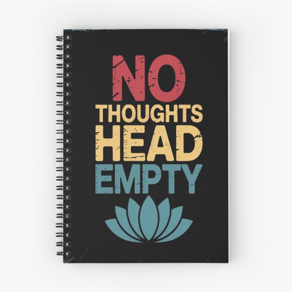 Item preview, No Thoughts Head Empty Silent Blossom designed and sold by gandebro.