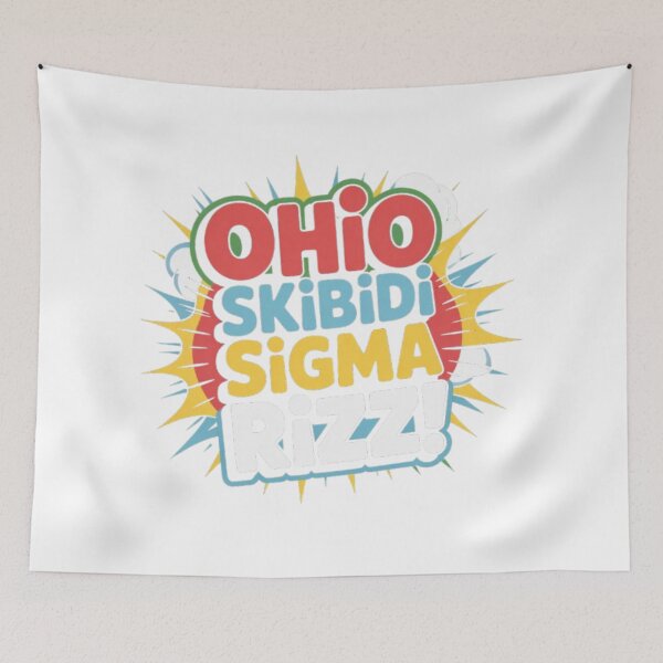 Item preview, Ohio Skibidi Sigma T-Shirt | Retro Comic Text Meme Tee | Funny Gen Z Streetwear Shirt designed and sold by YASboutik.