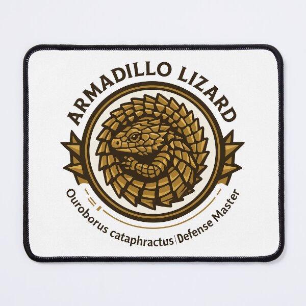 Item preview, Armadillo Lizard Ouroboros Illustration designed and sold by WildlifeInc.