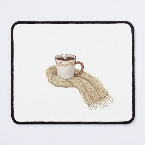 Item preview, Cozy Scarf & Hot Coffee – Christmas Winter Comfort Artwork designed and sold by A1MarketDesigne.