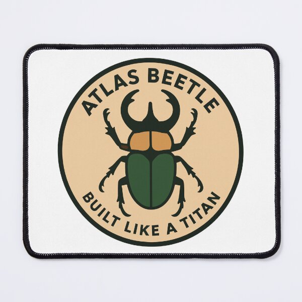 Item preview, Atlas Beetle Illustration designed and sold by WildlifeInc.