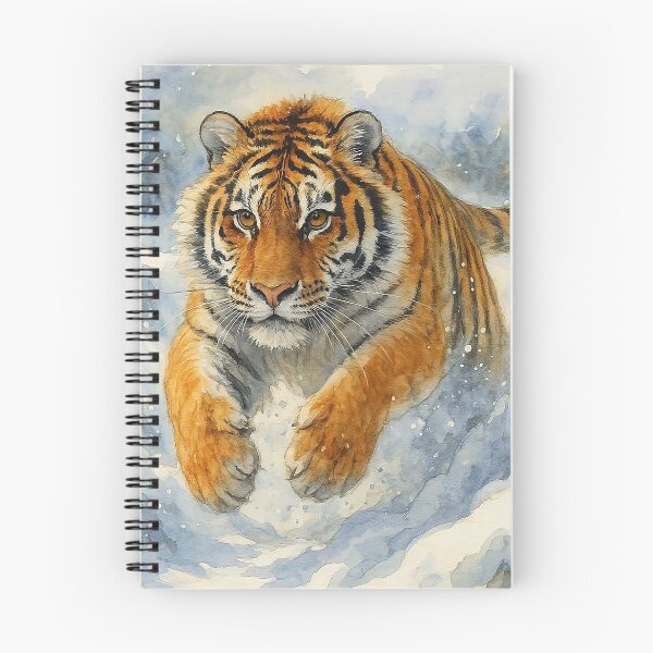 Item preview, Tiger Moving Through Snow designed and sold by nikkolaus.