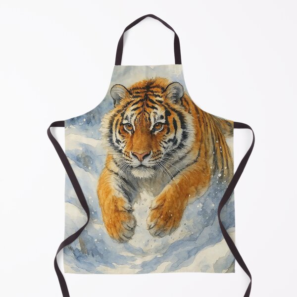 Item preview, Tiger Moving Through Snow designed and sold by nikkolaus.