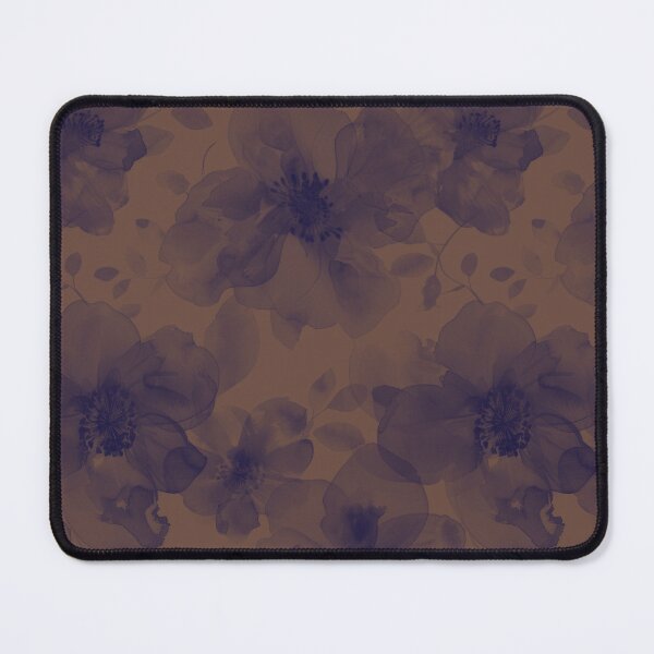 Item preview, Mocha and Blue translucent flowers designed and sold by FatBirdie.