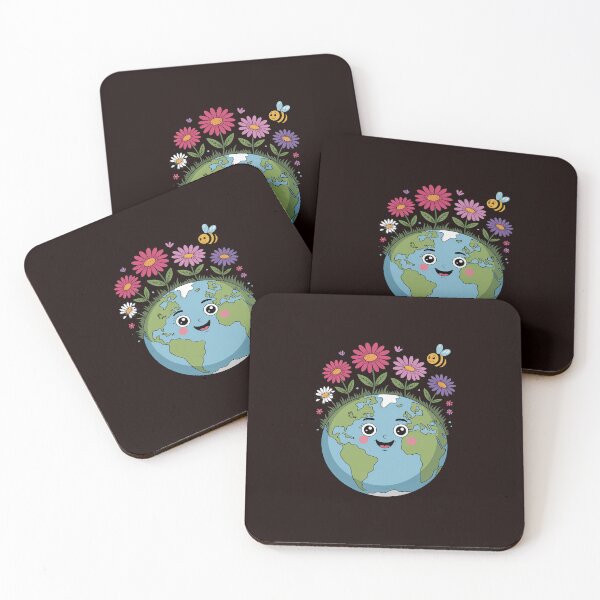 Item preview, Earth Day 2026 Cute Earth with Floral  designed and sold by hettingerchaim.