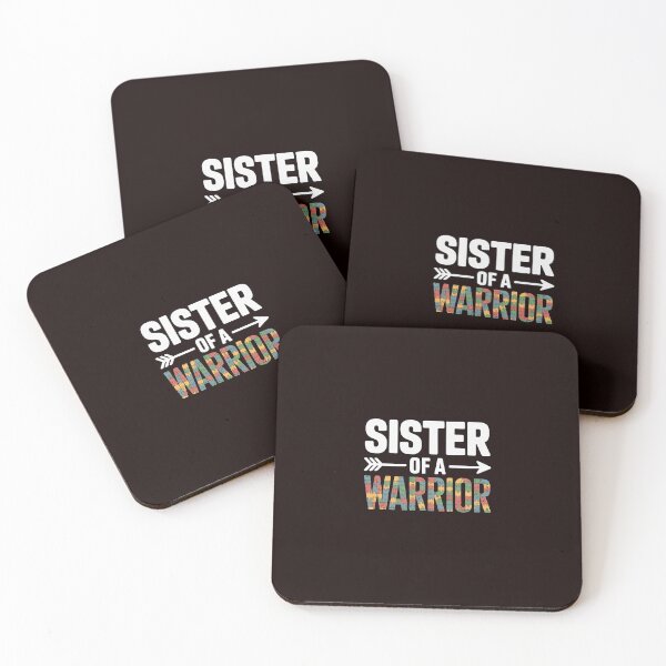 Item preview, Sister Of A Warrior Family Sis World Autism Awareness Day designed and sold by hettingerchaim.