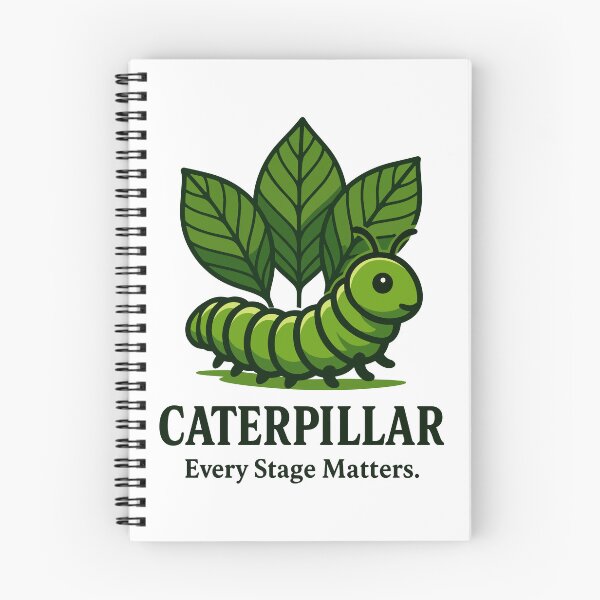 Item preview, Caterpillar Illustration – Every Stage Matters Nature Artwork designed and sold by WildlifeInc.