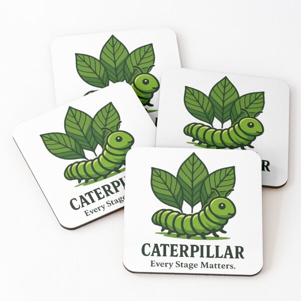 Item preview, Caterpillar Illustration – Every Stage Matters Nature Artwork designed and sold by WildlifeInc.