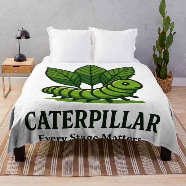 Item preview, Caterpillar Illustration – Every Stage Matters Nature Artwork designed and sold by WildlifeInc.