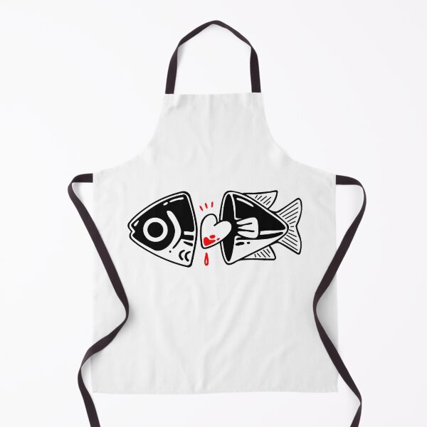 Item preview, Fish with heart. Black version. designed and sold by Renlexd.