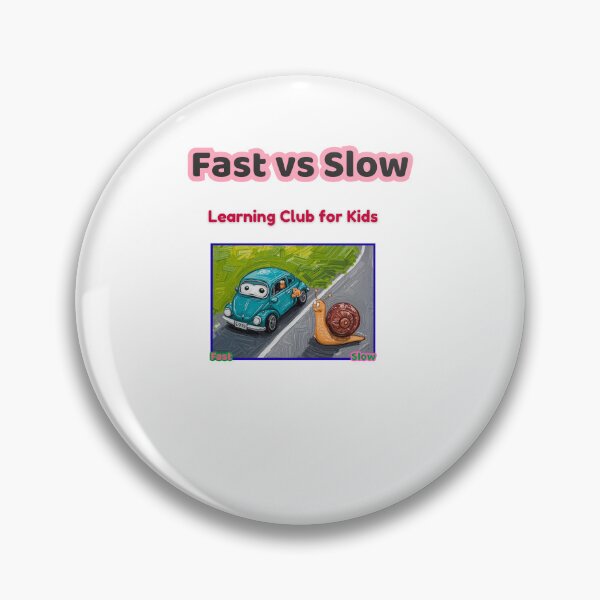 Item preview, Fast vs Slow – Learning Opposites for Kids | Learning Club for Kids designed and sold by AME Kids Designs.