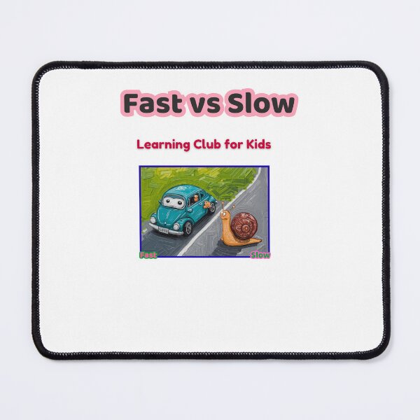 Item preview, Fast vs Slow – Learning Opposites for Kids | Learning Club for Kids designed and sold by AME Kids Designs.