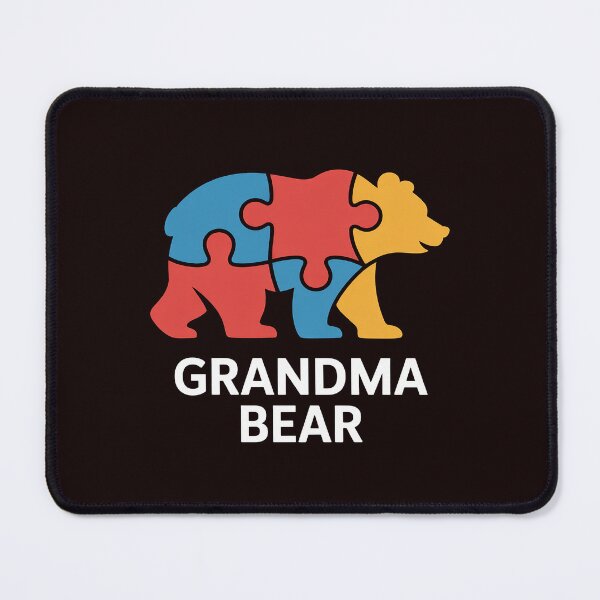 Item preview, Grandma Bear World Autism Awareness Day Family Puzzle Piece designed and sold by hettingerchaim.