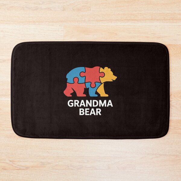 Item preview, Grandma Bear World Autism Awareness Day Family Puzzle Piece designed and sold by hettingerchaim.