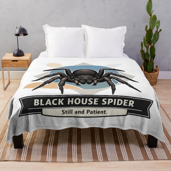 Item preview, Black House Spider Illustration – Still and Patient designed and sold by WildlifeInc.