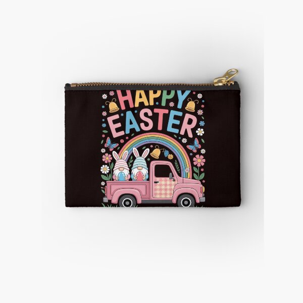 Item preview,  Three Gnomes Holding Egg Happy Easter day truck designed and sold by hettingerchaim.