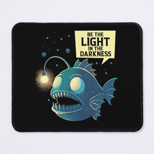 Item preview, Be The Light In The Darkness Anglerfish designed and sold by sachpica.