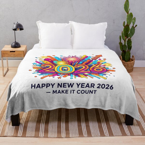 Item preview, Happy New Year 2026 Pop Art Celebration Design designed and sold by lojadpop.