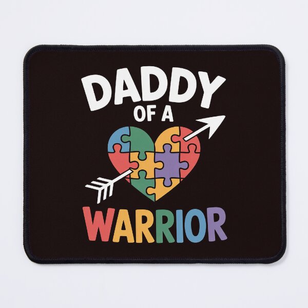 Item preview, Daddy Of A Warrior Family Dad World Autism Awareness Day designed and sold by hettingerchaim.