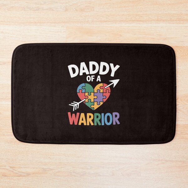 Item preview, Daddy Of A Warrior Family Dad World Autism Awareness Day designed and sold by hettingerchaim.