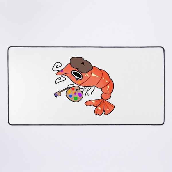 Item preview, Artsy Shrimp Painter Funny Creative Sea Art Illustration designed and sold by Mason-Pride.