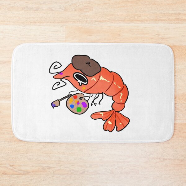 Item preview, Artsy Shrimp Painter Funny Creative Sea Art Illustration designed and sold by Mason-Pride.