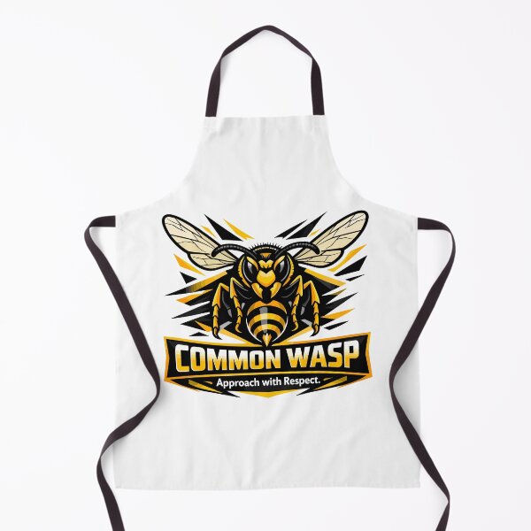 Item preview, Common Wasp Illustration – Bold Yellow Jacket Insect Art designed and sold by WildlifeInc.
