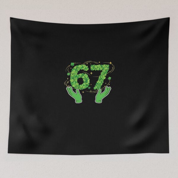 Item preview, 67 Six Seven Shamrock St Patrick’s Day Boys Girls Kids designed and sold by Intomindfood.