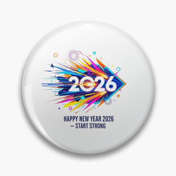 Item preview, Explosive Happy New Year 2026 Abstract Energy Blast Art designed and sold by lojadpop.