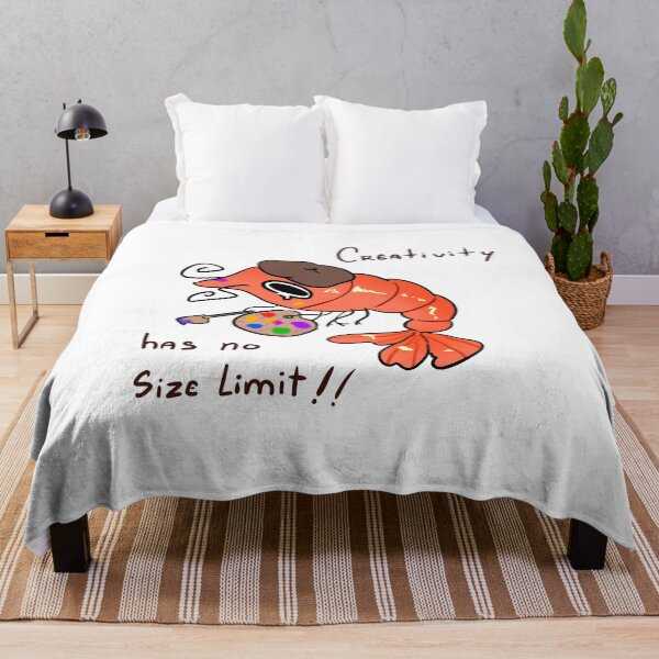 Item preview, Creativity Has No Size Limit Funny Artist Shrimp designed and sold by Mason-Pride.