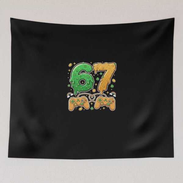 Item preview, 67 St Patrick's Day Six Seven Meme Boys Gaming Kids Gamer  designed and sold by Intomindfood.