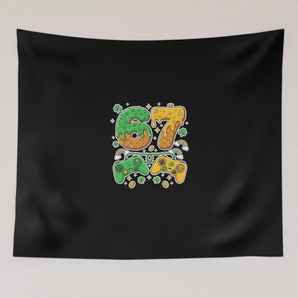Item preview, 67 St Patrick's Day Six Seven Meme Boys Gaming Kids Gamer  designed and sold by Intomindfood.