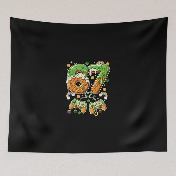 Item preview, 67 St Patrick's Day Six Seven Meme Boys Gaming Kids Gamer designed and sold by Intomindfood.